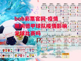 bob彩票官网-疫情期间德甲球队疫情影响足球比赛吗